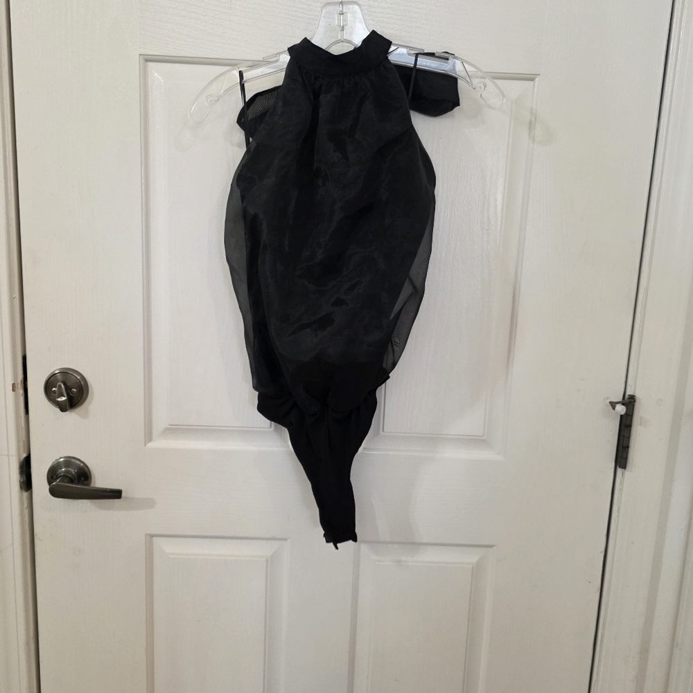 Thirty Thirty Black Halter Bodysuit